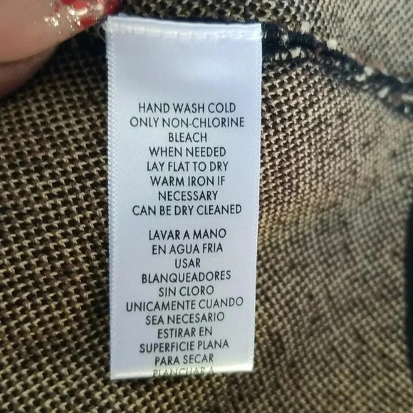 Nine west Animal print 2 button blazer/cover up 1X - Picture 6 of 6